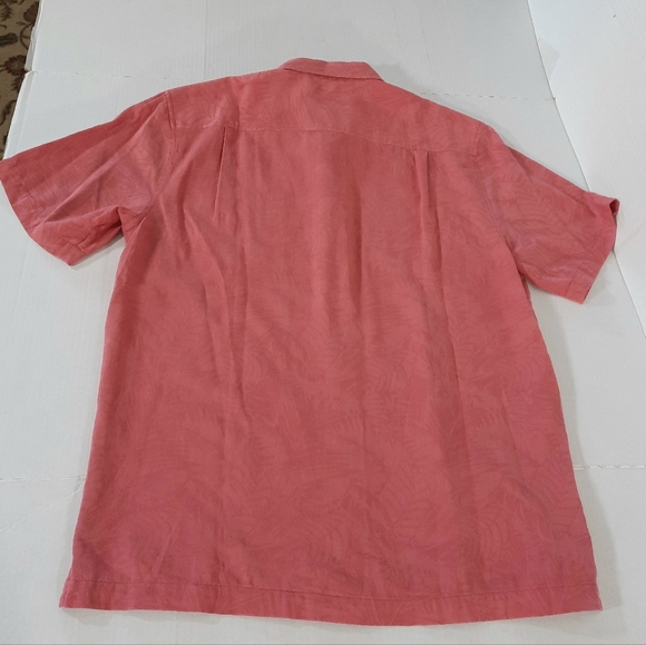 Tommy Bahama Camden Coast Cotton Silk Palm Frond Hawaiian Shirt - Picture 2 of 5